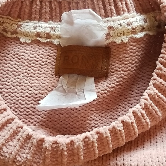 NWOT POL pink mauve sweater size M - Picture 2 of 8